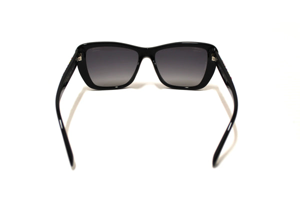 Chanel Black Polarized Butterfly Sunglasses 71548A | Italystation.com - Now at italystation.com