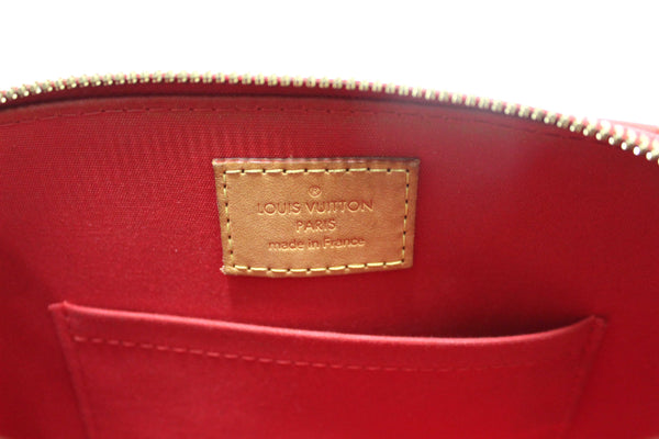 Louis Vuitton Red Vernis Leather Alma BB Hand/Crossbody Bag
