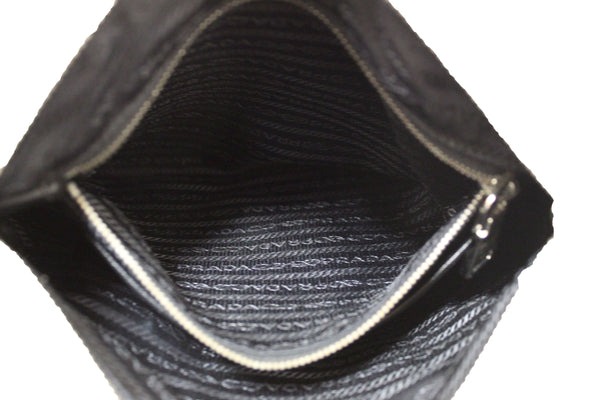 Prada Black Nylon Messenger Bag