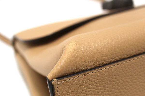 Gucci Bamboo Daily Top Handle Caramel Handbag