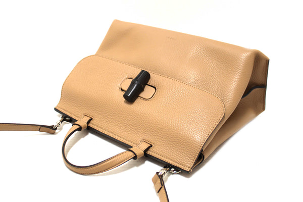 Gucci Bamboo Daily Top Handle Caramel Handbag