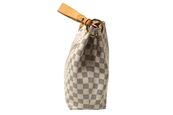 Louis Vuitton Damier Azur Graceful PM Hobo Shoulder Bag