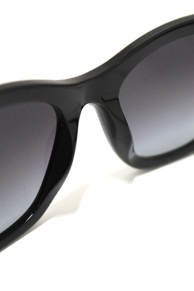 Chanel Black Polarized Charms Pearl Square Sunglass | Italystation.com - Now at italystation.com