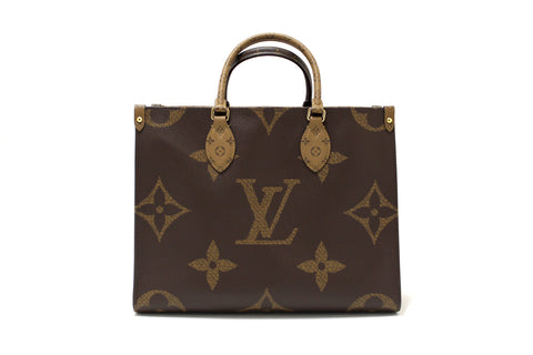 Louis Vuitton Giant Monogram Canvas OnTheGo MM Tote Bag