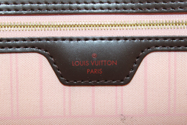 路易威登（Louis Vuitton）達米爾·埃比恩（Damier Ebene）帆布Neverfull MM手提袋