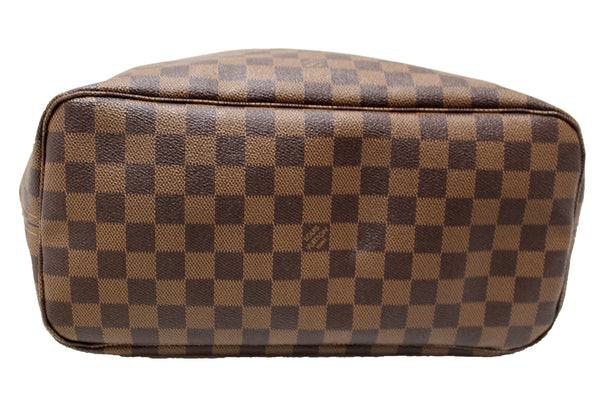 Louis Vuitton Damier Ebene Canvas Neverfull MM Tote Shoulder Bag