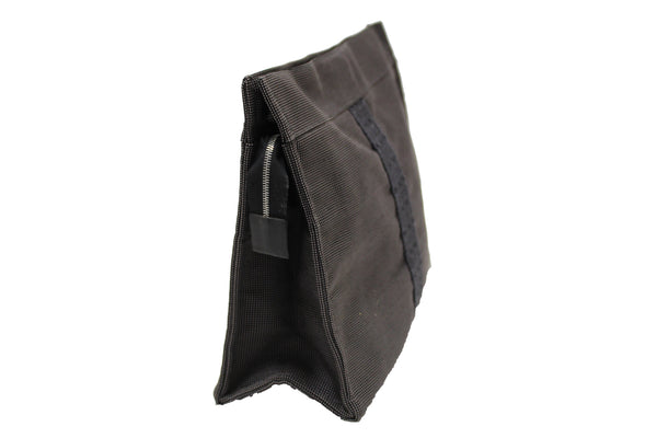 Hermes Grey Toile H Canvas Herline Clutch