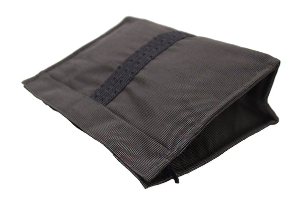 Hermes Grey Toile H Canvas Herline Clutch