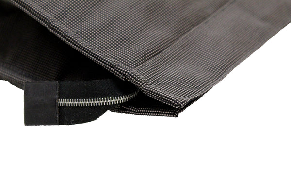 Hermes Grey Toile H Canvas Herline Clutch