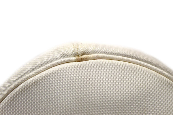 Balenciaga White Nylon XS Wheel Drawstring Bucket Bag