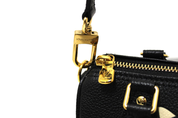Louis Vuitton Monogram Black Empreinte Leather Nano | Italystation.com - Now at italystation.com