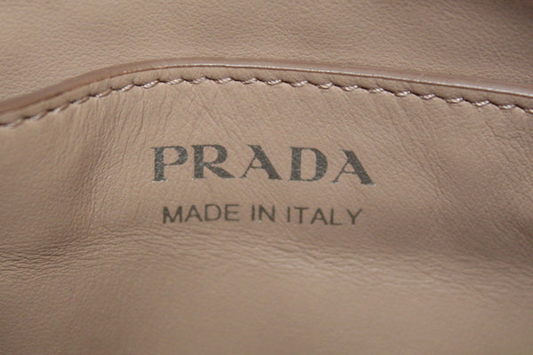 Prada Camera Diagramme Mini Pink Quilted Crossbody Bag