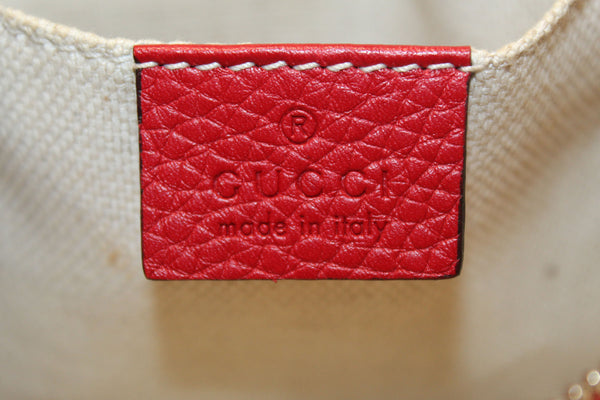 Gucci Red Soho Leather Small Disco Messenger Bag