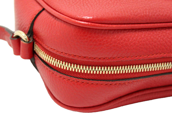 Gucci Red Soho Leather Small Disco Messenger Bag