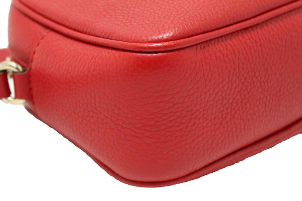 Gucci Red Soho Leather Small Disco Messenger Bag