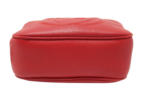 Gucci Red Soho Leather Small Disco Messenger Bag