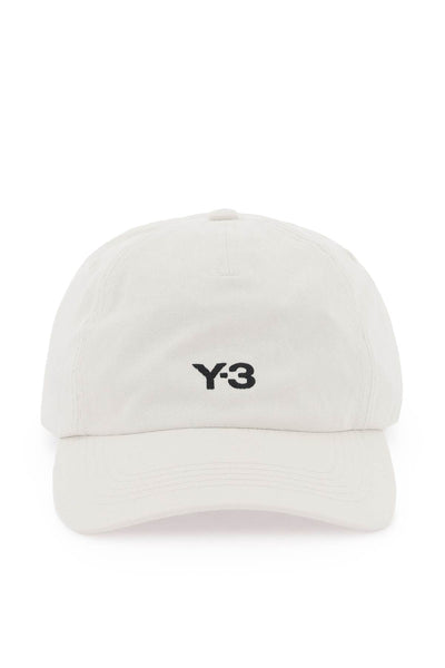 Y-3 hat with curved brim IN2390 TALC