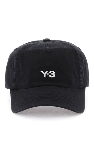 Y-3 cappello baseball dad IN2391 BLACK