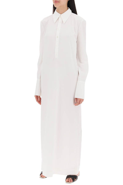maxi chemisier dress fletcher in INT 635 SS24 WHITEOUT