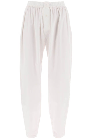 the nicola boxer poplin pants in INT 719 1 SS24 WHITEOUT