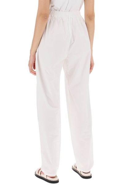 the nicola boxer poplin pants in INT 719 1 SS24 WHITEOUT