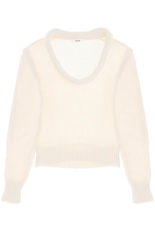 "open-knit bruno pullover INT 912 1 SS24 ECRU
