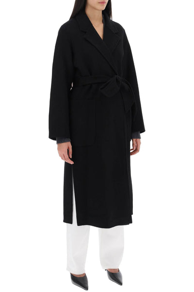 celia wrap coat IO1123F1046 BLACK