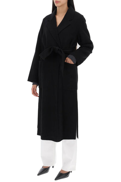 celia wrap coat IO1123F1046 BLACK