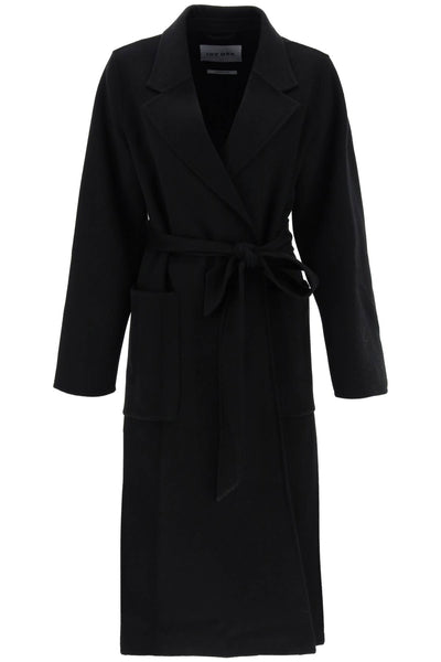 celia wrap coat IO1123F1046 BLACK