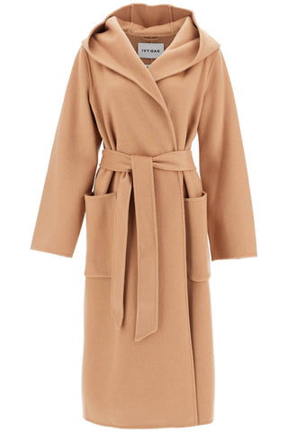 celia edie hooded coat IO1123F1111 GOLDEN CAMEL