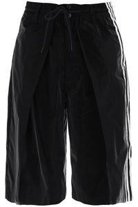 Y-3 shiny nylon bermuda shorts IR6257 BLACK