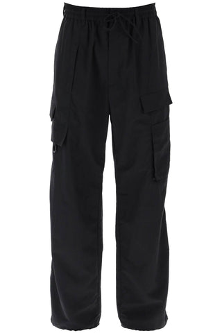 crinkle nylon pants IV5838 BLACK