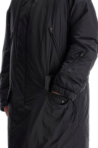 long padded nylon parka coat IW7486 BLACK