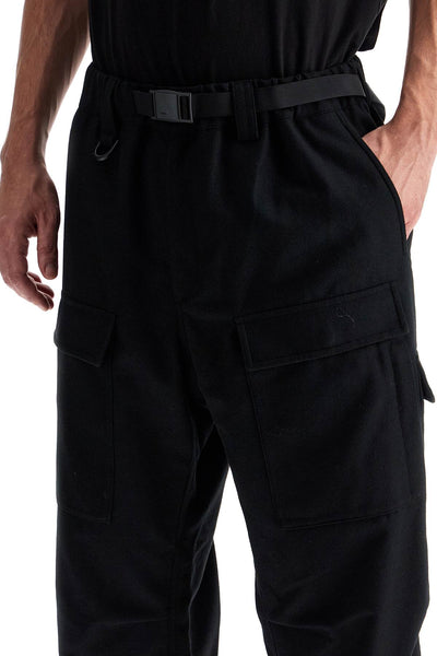 flannel cargo pants for men IZ1879 BLACK