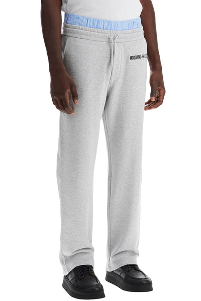 jogger pants with boxer insert J0337 7028 MULTI GREY