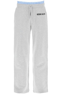 jogger pants with boxer insert J0337 7028 MULTI GREY