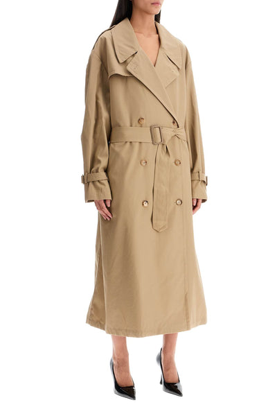 double-breasted trench coat with J0608 5419 BEIGE  81