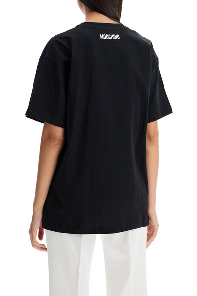 "oversized t-shirt with same old J0710 5541 MULTI BLACK