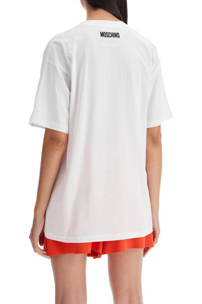 "oversized t-shirt with same old J0710 5541 MULTI WHITE