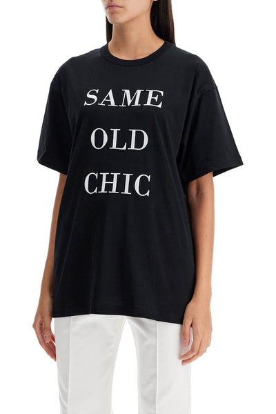 "oversized t-shirt with same old J0710 5541 MULTI BLACK