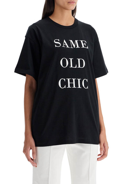 "oversized t-shirt with same old J0710 5541 MULTI BLACK