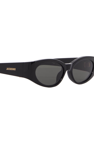 oval sunglasses for stylish sun JAC4C1SUN BLACK/ YELLOW GOLD/ GREY