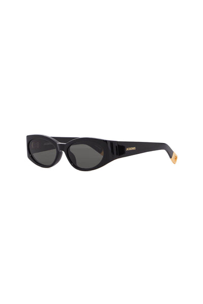 oval sunglasses for stylish sun JAC4C1SUN BLACK/ YELLOW GOLD/ GREY