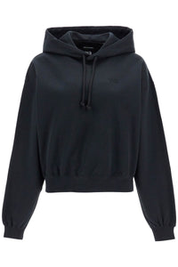 boxy hoodie with hood JD9790 BLACK