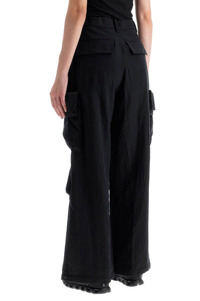 lyocell cargo pants in JI5866 BLACK