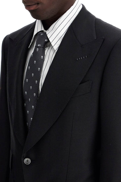 atticus single-breasted jacket in wool and JLAP01 WMS20 BLACK