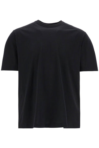 black logo cotton t-shirt JN4879 BLACK