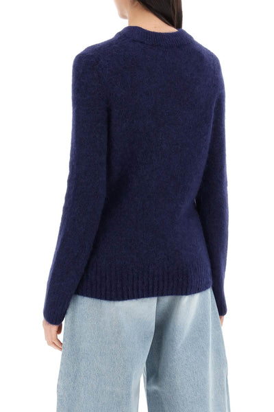 brushed alpaca and wool sweater K2216 SKY CAPTAIN