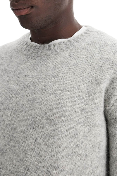 alpaca crewneck pul KCL032 YMB004F24 LIGHT GREY