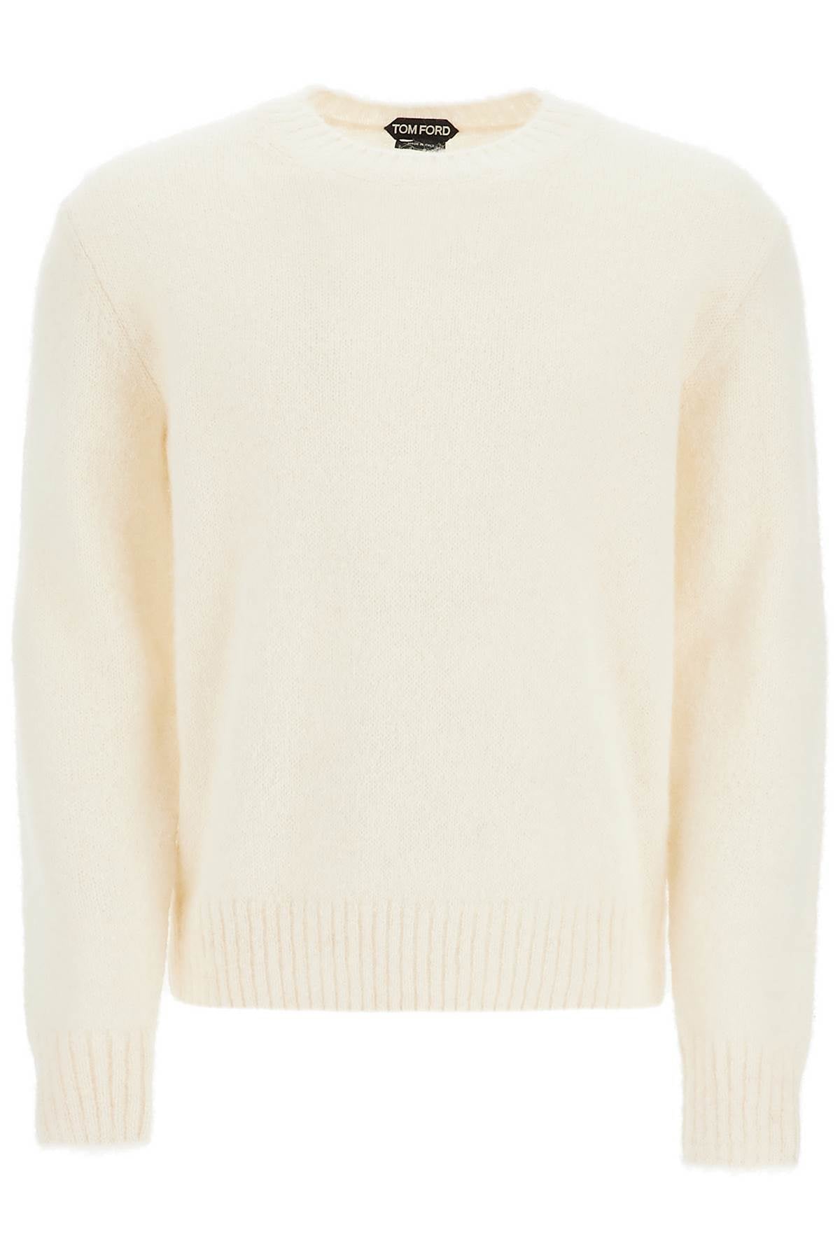 alpaca crewneck pul KCL032 YMB004F24 WHITE